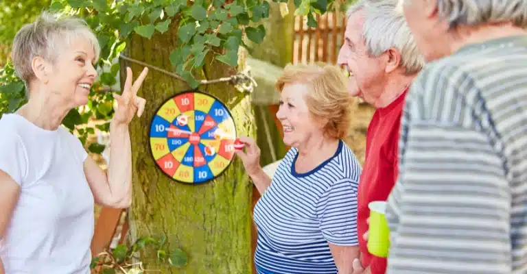 Dart board and sports