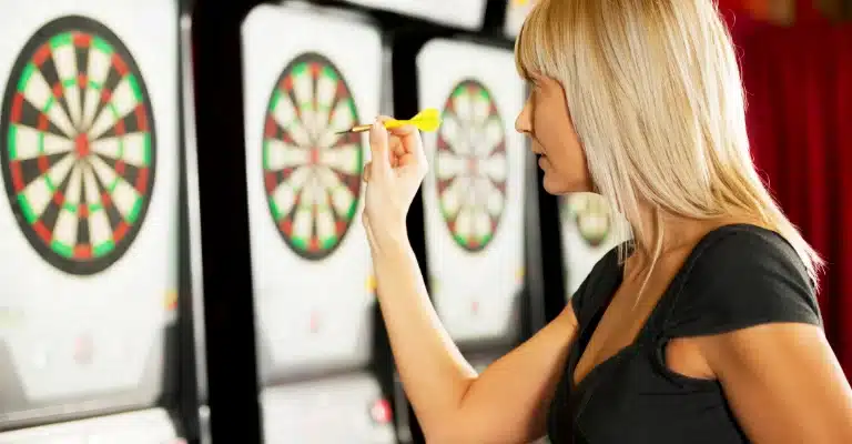 Dart board and sports