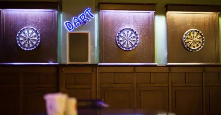 Dart board and sports