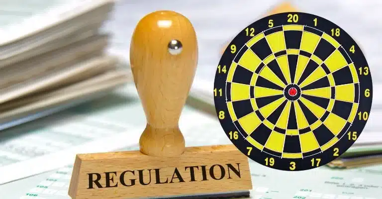 dart board regulations