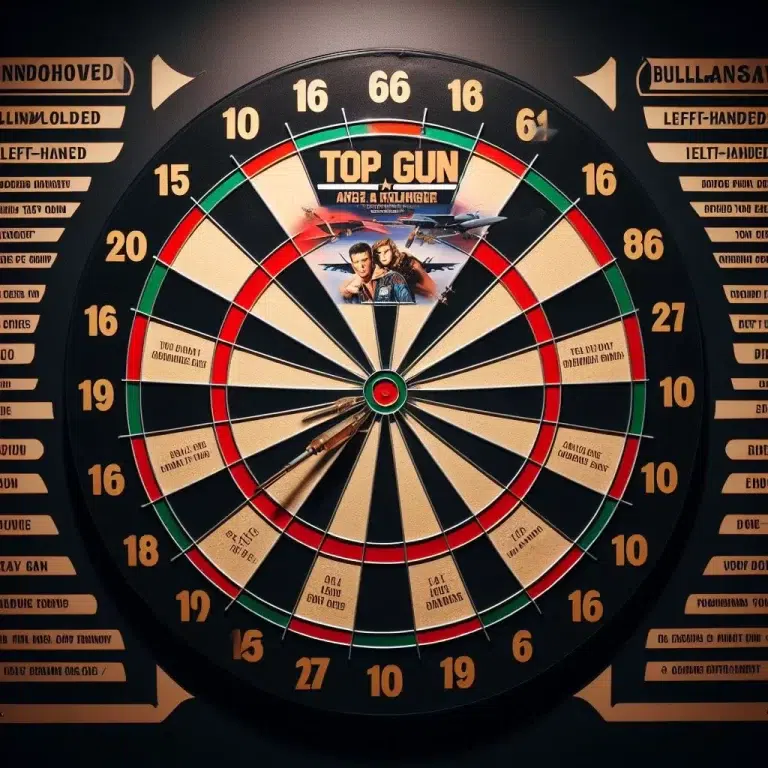 A picture of Top Gun Challenge Dart Board