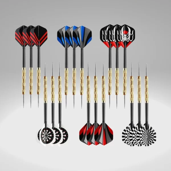 A Accmor Steel Tip Darts Set unbreakable